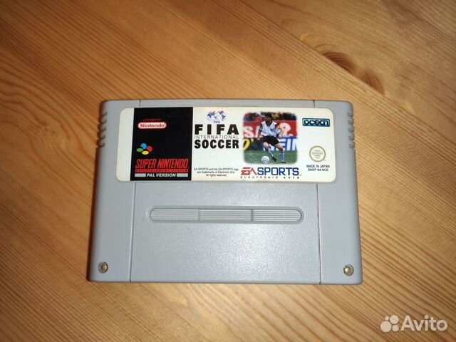 Игра FIFA International Soccer Super Nintendo snes купить в Москве