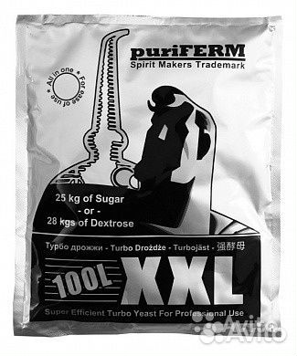 Турбо дрожжи Puriferm UK-XXL на 100 литров купить на Зозу.ру - фотография № 1