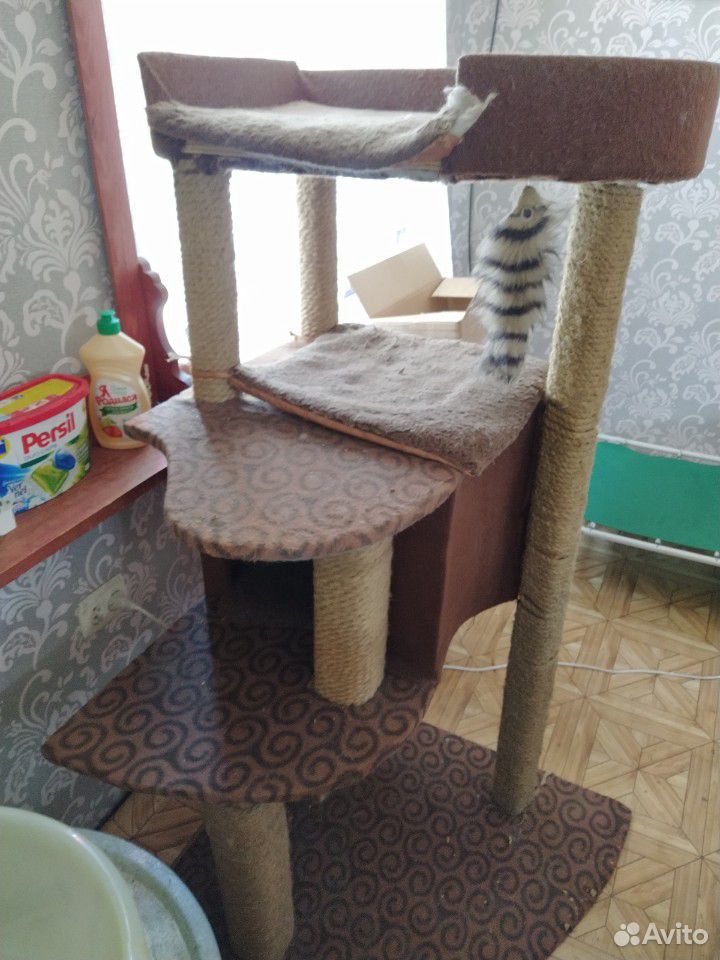 Домик для кошек/когтеточка купить на Зозу.ру - фотография № 1