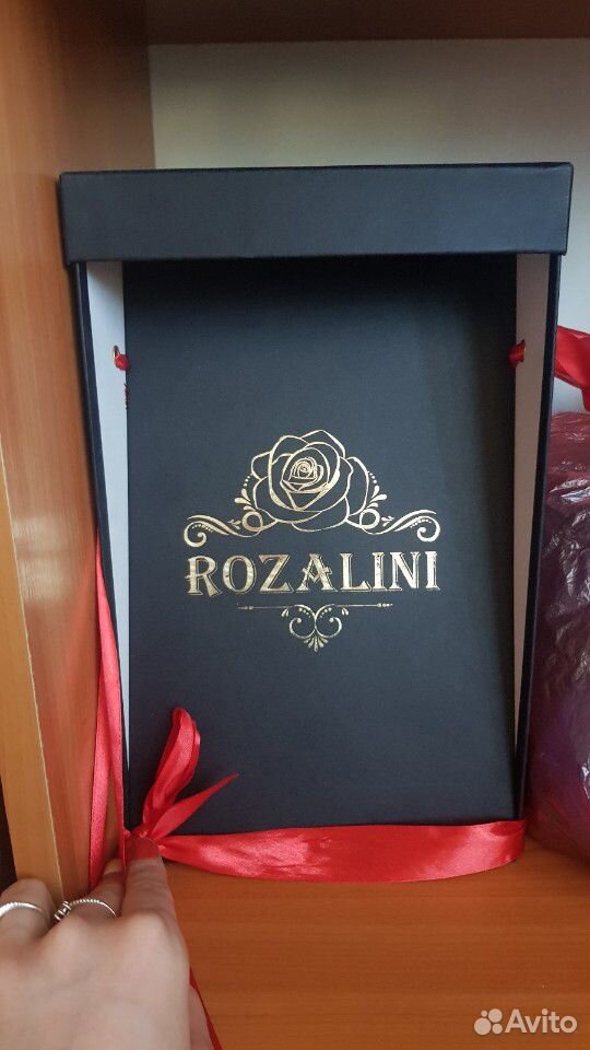 Роза в колбе с раскладной коробкой купить на Зозу.ру - фотография № 2