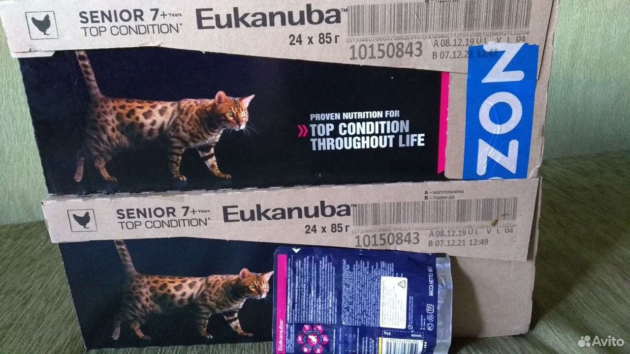 Консервы Eukanuba для кошек старше 7 лет с курицей купить на Зозу.ру - фотография № 3