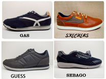 Gas, Skechers, Sebago, Guess 