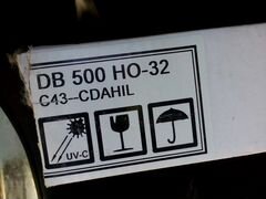 Лампа ультрафиолетовая DB 500HO-32 lit uv electro