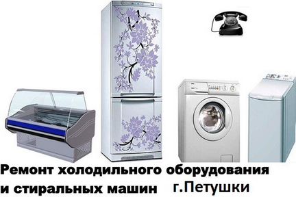 Ремонт стиральных машин, холодильников на дому