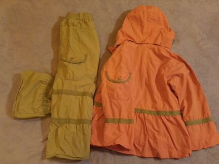 Комплект 3 вещи(кофта флис, брюки, куртка) 5-7 лет