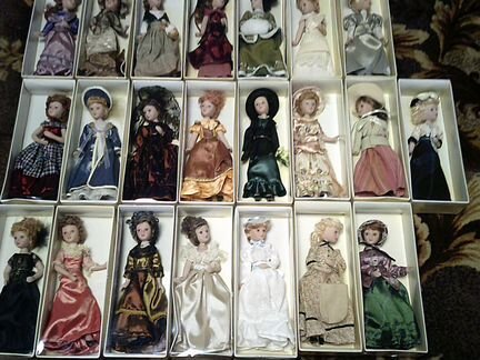 Коллекция фарфоровых кукол deagostini с журналами