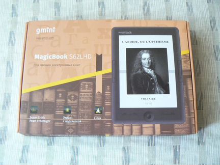 Новая электр. книга Gmini MagicBook с подсветкой