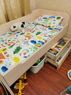Кровать детская с тумбой