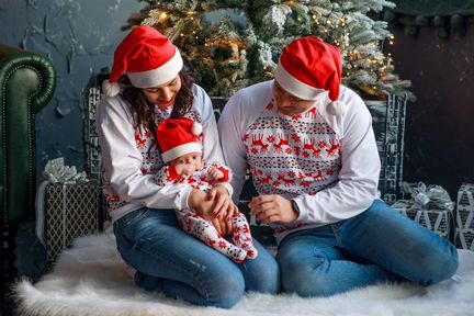 Одежда Family Look для новогодней фотосессии