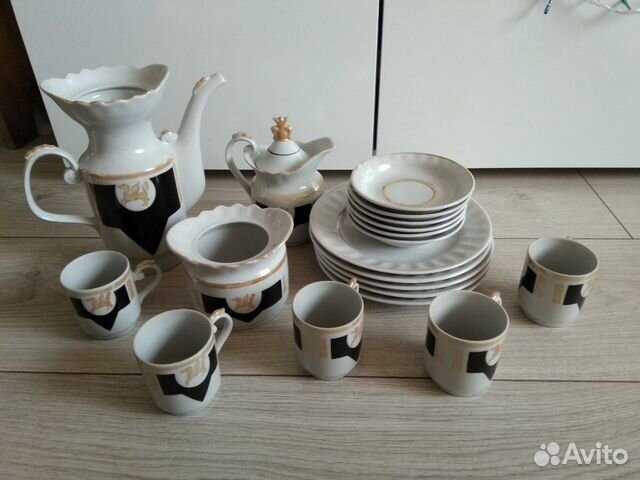 Сервиз кофейный Золотой пегас