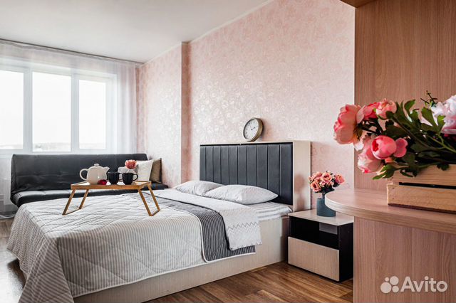 

1-к. квартира, 45 м², 3 кровати