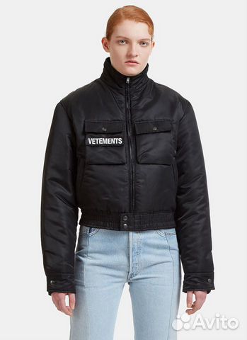 vetements police jacket
