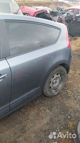 Крыло заднее левое Ситроен С4 купе светло-серое