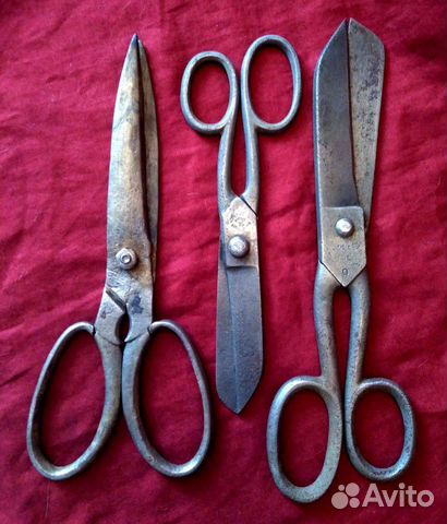 Ножницы старинные 3 шт