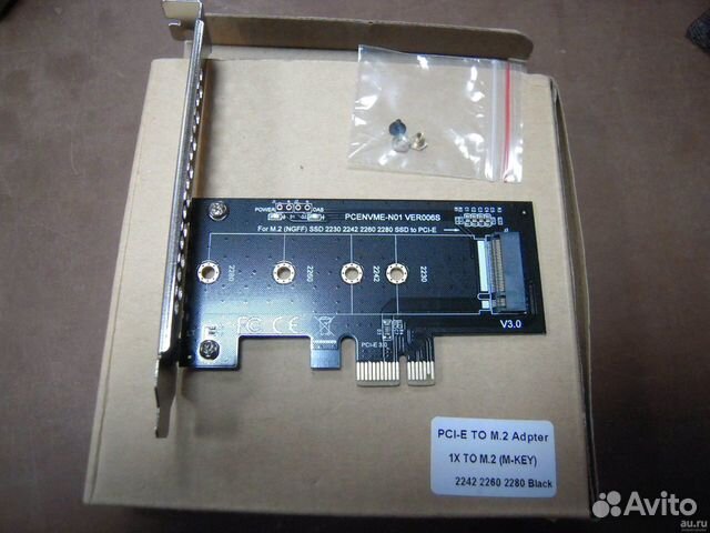 Адаптер (переходник) для SSD M.2 (m key, m2)