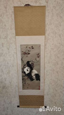 Свиток-картина. Китайская вышивка Шу