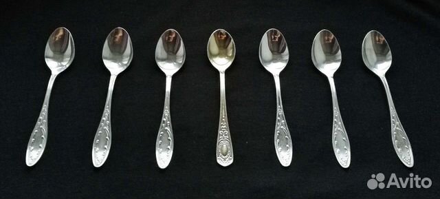 Чайные ложки. Мельхиор. Кольчугинский завод