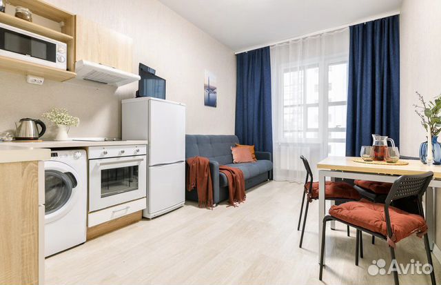 

1-к. квартира, 45 м², 2 кровати