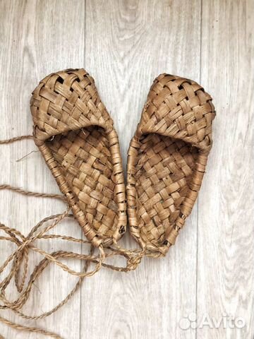 Лапти старинные в хорошем состоянии