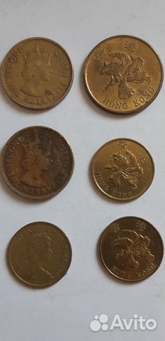 Монеты Гонконг,Малайзия,Тайвань,Тайланд,Индонезия