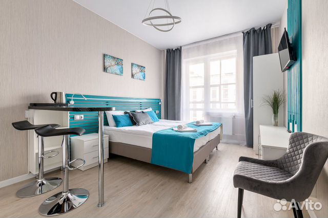 

Квартира-студия, 27 м², 1 кровать