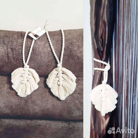 Подхваты для штор ручной работы