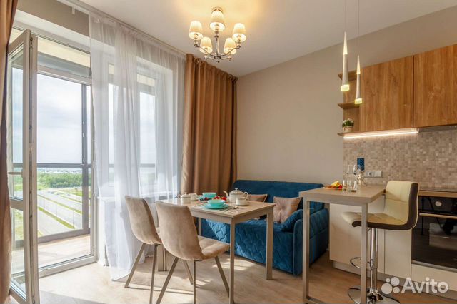 

1-к. квартира, 46 м², 2 кровати