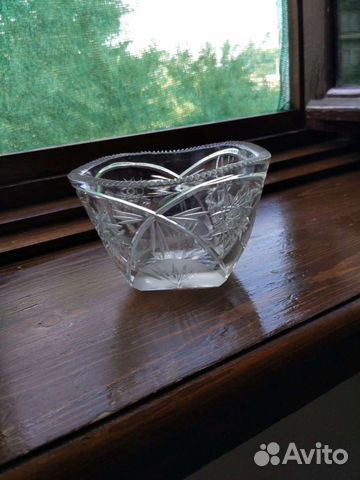 Ваза хрустальная