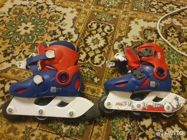 Роликовые коньки детские раздвижные