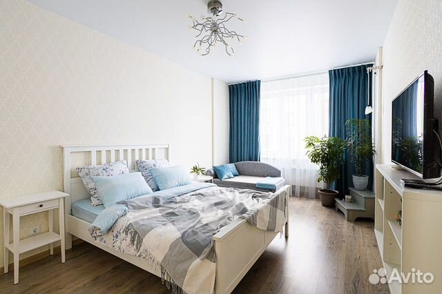 

1-к. квартира, 42 м², 2 кровати