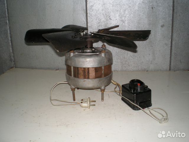 Вентилятор для вытяжки б/у D-0.45м с мотором