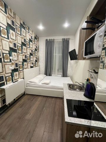 

Квартира-студия, 12 м², 1 кровать