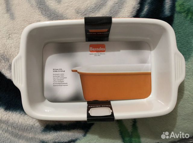 Прямоугольная жаровня керамика