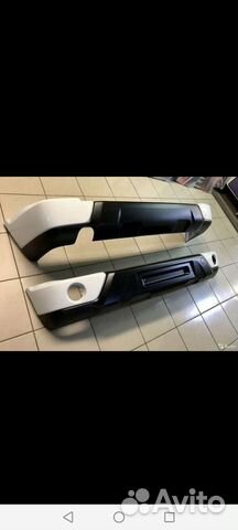 Бампер Niva Urban в цвет белое облако