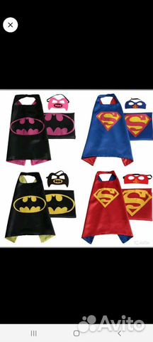 Костюм супергерой (маска и плащ)
