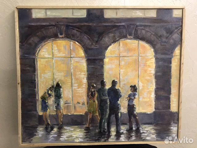 Картина маслом на холсте 60 на 50 см