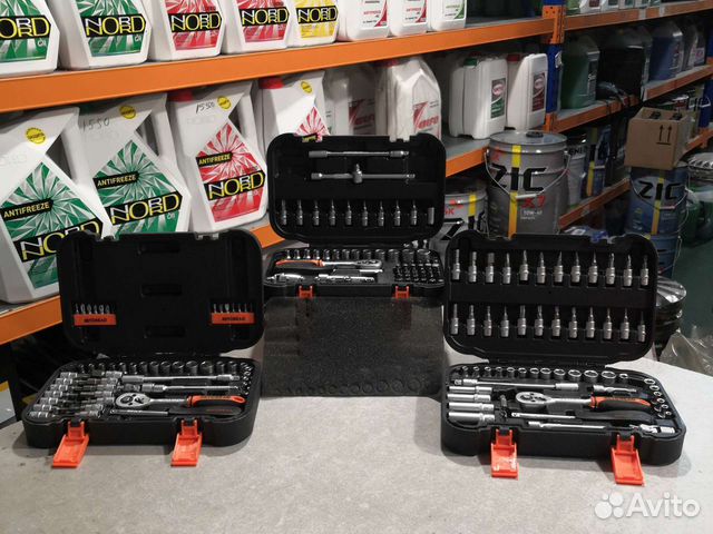 Набор головок торцевых 53пр 76пр 1/4