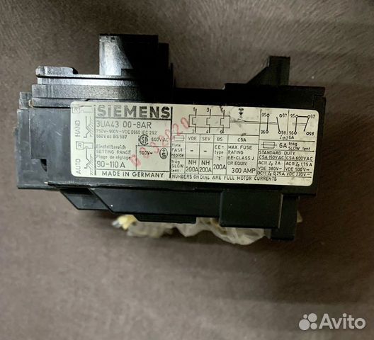 Тепловое реле siemens