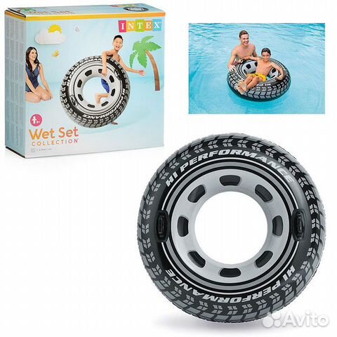 Новый Круг для плавания intex d114 см 56268