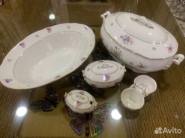 Предметы столового сервиза Коростень (СССР)