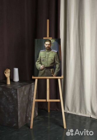 Каппель В. О. портрет на холсте 40х60см