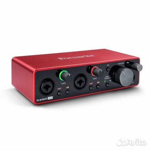 Focusrite scarlett 2I2 3RD GEN (Аудиоинтерфейс)