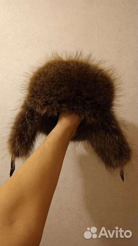 Шапка ушанка натуральная кожа и мех