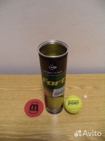 Комплект мячей Dunlop Fort для большого тениса, б Комплект мячей Dunlop Fort для большого тениса, б
