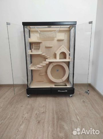 Витрина клетка для шиншиллы, дегу, бурундука, и др