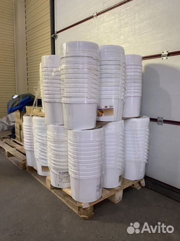 Пластиковые ведра 10 л б/у