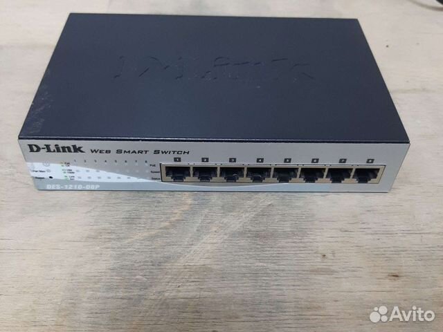 Poe коммутатор 8 портов dlink des 1210