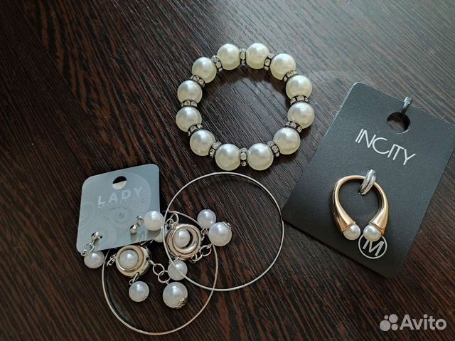 Серьги, кольцо, браслет