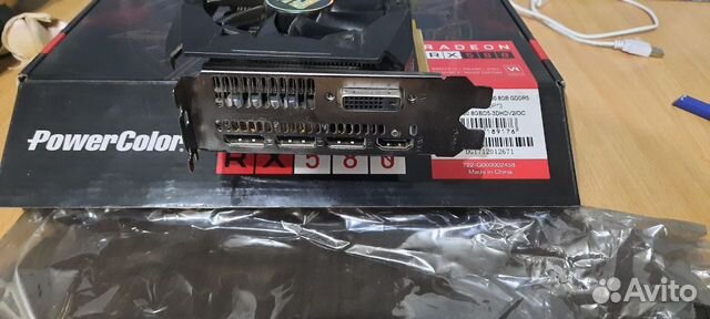 Видеокарта Radeon RX580 Red Dragon 8gb gddr5