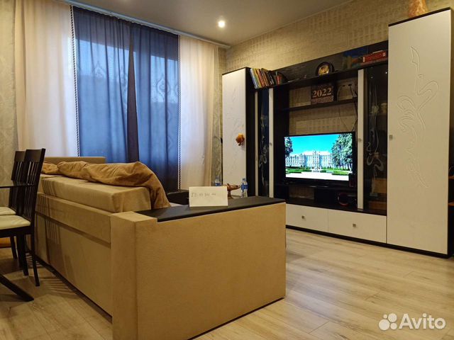 

1-к. квартира, 45 м², 2 кровати